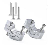 Handlebar Clamp Adapter Motorcycle Handlebar Stem For BMW R1300GS R 1300 GS 2024- Piping Height Increaser Adapter Extension Regulator.(Silver)