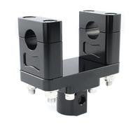 Handlebar Clamp For Ruckus50 For Zoomer 2003-2024 Motorcycle Black Handlebar Stand Post Clamp Riser Handlebar Riser Clamps Motorcycle Bar Riser Adapter