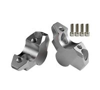 Handlebar Clamp Motorbike Modified Accessories Fit For 150/160 Motorcycle Handlebar Risers(Silver)