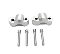 Handlebar Clamp Motorcycle Handle Hand Bar Bars Rising Clamp 20mm Increase Higher Kit For Suzuki For GSXS1000GT S1000GT S1000 F 2015-2023(Silver)