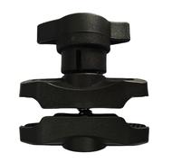 Handlebar Clamp Mount Base | Motorcycle Cycling Mirror Mount Clamp Base | 360-Degree Rotation Heavy Duty Tool for Sport Camera Smartphone Holding