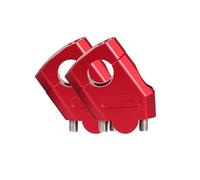 Handlebar Clamp Riser For Africa For Twin 750 For XRV For XRV750 For XRV 750 Motorcycle Handlebar Riser Heightening Clamp Mount Pit Bike Handlebar Lift Mount(Red 28mm)