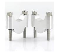 Handlebar Clamp Riser For CB1000R CB650R CB500X/F CBF125NA/300NA 28mm 1 1/8" Fat Bar Mount Risers Motorcycle Bar Risers(Silver Riser 30mm)