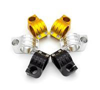Handlebar Clamp Riser For Suzuki For Ducati For Aprilia For Triumph For BMW Motorcycle Fork Tube Clip-on Handlebar Riser Headle Bar(38mm Black)