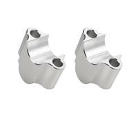 Handlebar Clamps Risers for CBR600RR for CB1000R for TRX450 for TRX400 for TRX350 for TRX 450 400 350 Handlebar Riser Kit 7/8" 1 1/8" Bar Clamps Bars Riser Clamp(Silver,28mm)