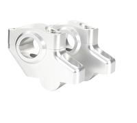 Handlebar Clamps Risers For KLX250S For KLX400SR For KLX650R For KLX300 22 Mm 7/8" Motorcycle Handlebar Risers Extension Back Moved Riser Bars Riser Clamp(Gloss Silver)