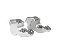 Handlebar Clamps Risers For MT-07 For MT07 For MT 07 2021 2022 2023- Motorcycle Handlebar Riser Drag Handle Bar Clamp Extend Adapter Bars Riser Clamp(Silver)