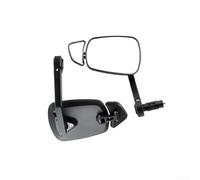 Handlebar Compatible Mirror For Left Or Right Side Installation With Full Rotational Control And Stable Base Mount(Pair)