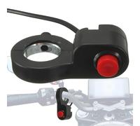 Handlebar Control Knob - Black ABS Waterproof Switch, Universal Mount Engine Ignition Stop Trigger | Versatile Goal Cycling Handle Mount Functional Controller