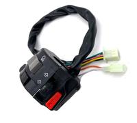 Handlebar Control Switch 22mm 7/8" Left Motorcycle Handlebar Control Switch Compatible With For RXK125 Turn Signal Fog Light Horn Switch