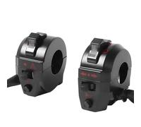 Handlebar Control Switch 2Pcs 7/8""22mm Motorcycle Turn Signal Button Switches For Universal Low Beam Light Turn Signal Horn Left Right Side Control