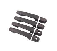 Handlebar Covers Replacement for Mitsubishi L200 for Triton 2006 2007 2008 2009 2010 2011 2012 2013 2014 ABS Black Exterior Door Handle Cover(2 Keyholes)