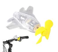 Handlebar Decoration for Bicycle, Airplane and Motorcycle Themed Handlebar Decorations - Small Wind Spinner Ornament with LED Light, Car and Bike Decoration Accessories for Scooter