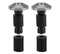 Handlebar End Cap,22mm 7/8inch Motorcycle Handlebar End Slider Plug for Racing ATV Offroad(Titanium).-for embout guidon vtt embout guidon carbone mt10