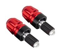 Handlebar End Caps - Aluminum Alloy Cover | Handle Replacement - Machined Construction, Universal Use for Motorcycle, Road, Mountain Bike, Scooter, Cycling