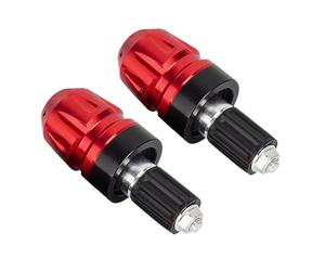 Handlebar End Caps - Aluminum Alloy Cover | Handle Replacement - Machined Construction, Universal Use for Motorcycle, Road, Mountain Bike, Scooter, Cycling