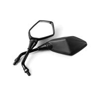 Handlebar End Mirror 8/10 MM Motorcycle ABS Rear View Mirrors Side Mirror For Ducati Monster 696 For Monster 797 For Monster 821 For Hypermotard 950 For Scramble Motorcycle Mirrors(Black)