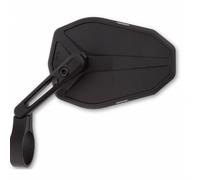 Handlebar end mirror Universal Aluminum black left right HIGHSIDER VICTORY-SLIM