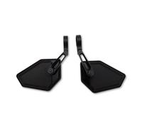 Handlebar end mirrors Highsider PRO Nova-Race with approval, black silk matte