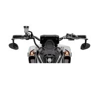 Handlebar end mirrors Highsider PRO Victory-Ultra Evo, long, aluminium matt