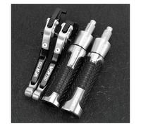 Handlebar Ends for H&DA VFR750F VFR750R VFR750 F R Sabre F2 Handgrips Brake Clutch Levers Handlebar Grips Handle Ends(Silver)