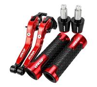 Handlebar Ends for H&DA VFR750F VFR750R VFR750 F R Sabre F2 Handgrips Brake Clutch Levers Handlebar Grips Handle Ends(Red)