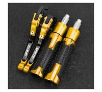 Handlebar Ends for H&DA VFR750F VFR750R VFR750 F R Sabre F2 Handgrips Brake Clutch Levers Handlebar Grips Handle Ends(Gold)