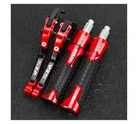 Handlebar Ends for H&DA VFR750F VFR750R VFR750 F R Sabre F2 Handgrips Brake Clutch Levers Handlebar Grips Handle Ends(Red3)