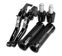 Handlebar Ends for H&DA VT1100 C2 Sabre Shadow Motorcycle Brake Clutch Levers Non-Slip Handlebar Knobs Handle Hand Grips(Black)