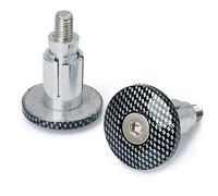 handlebar Ends Weights Scooter Motorbike Motorcycle Universal 13 & 17mm Carbon