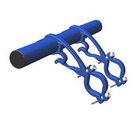 Handlebar Extension for Scooter, Motorcycle Handlebar Extensions - Double Handlebar Mount | Lightweight Bracket Holder with Double Clamp Mount to Hold Speedometer