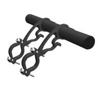 Handlebar extension for scooters, motorcycle handlebar extensions, accessories for super long brackets, lightweight holder with double clamp mount to hold the speedometer