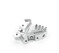 Handlebar Extension Motorcycle Handlebar Riser For BMW GS 1300 R 1300 GS R1300GS Triple Handlebar Mounting Clamp Lifter Raise The Seat Tube Clamp. Adapter(Silver)