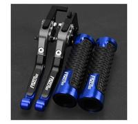 Handlebar for YAM&AHA FAZER 600 FZ6S FZ6N FZ6 N S FAZER 1998-2003 Brake Clutch Levers Handlebar Grips(Blue4)