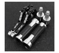 Handlebar for YAM&AHA MT125 MT 125 MT-125 Motorcycle Handgrips Extendable Brake Clutch Levers Handlebar Grips Ends(Silver)