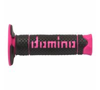Free Shipping DSH Off Road Black-Fuchsia Closed Domino Grips For Motorcycle