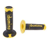 handlebar grip set Domino A260 off-road black / yellow