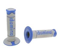 handlebar grip set Domino A260 off-road grey / blue