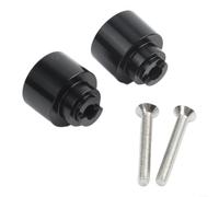 Handlebar Grips End for Honda CB919 CBR600RR - for Premium Aluminium Bar Ends Vibration Damping Road Racing Style Fit(Black)