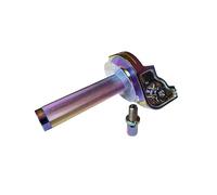 Handlebar Grips Motorcycle Handlebar Rubber Sleeve Universal Accelerator Throttle Twist Grips Handlebars Moped Scooter For M10(Colorful)