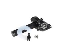 Handlebar Grips Motorcycle Handlebar Rubber Sleeve Universal Accelerator Throttle Twist Grips Handlebars Moped Scooter For M10(Without Rack Black)