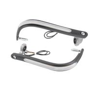 Handlebar Guard 1Pair Motorcycle Handguards ABS Handlebar Guards Clutch Protector With Turn Light For Motocross Dirt Bike Hand Clutch Lever Hand Guard Protector