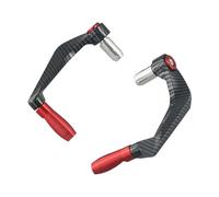 Handlebar Guard Brake Clutch Protector Brake Clutch Levers Motorbike Parts Precise Fit Reliable Protection Motorcycle Handguards(Red)