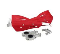 Handlebar Hand Guards Universal Mounting Kits To Fit Dirt Bike MX Motocross ATVs Fit All Handlebars Range 7/8" 22mm And 1 1/8" 28mm Handguards(Red A)