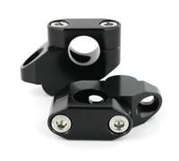 Handlebar Height Adapter Motorcycle Handlebar Riser Heighten For KAWASAKI For ZRX1200R KLX140R/RF/RL KLX230 230SE/R/RS/S/SM KX65 Mount Clamp Adapter(Black)