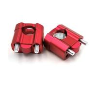 Handlebar Lift Mount 1 Pair CNC 22mm 28mm For 7/8" 1-1/8 Pit Off Road Motorcycle Bar Clamps Handlebar Risers Adapter Dirt Motorbike Accessories Heightening Clamp(1)