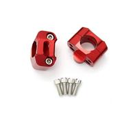 Handlebar Lift Mount CNC Aluminum Motorcycle Handlebar Risers Adjustable Fat Bar Clamps Motorcycle Model Universal Pair 1 1/8" 28mm Bar Riser Mount(4)