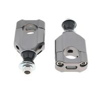 Handlebar Lift Mounts 2pcs Motorcycle Front HandleBar Fat Bar Mount Clamps Riser Dirt Bike ATV 28mm 1 1/8' Clamp Adaptor Aluminum