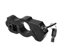 Handlebar Lock Aluminum Alloy Anti Theft Motorcycle Grip Throttle Brake Lock Universal Fit for Electric Bike Scooter ATV Heavy Duty Security