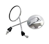 Handlebar Mirror 8mm 10mm Round Motorcycle Rear Replacement Part Side View Mirrors Mirror For Ya&ma&ha